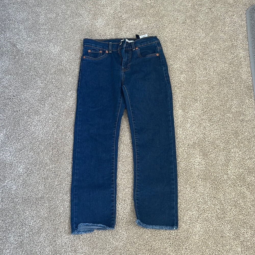 Levi’s Girls straight leg high rise jeans